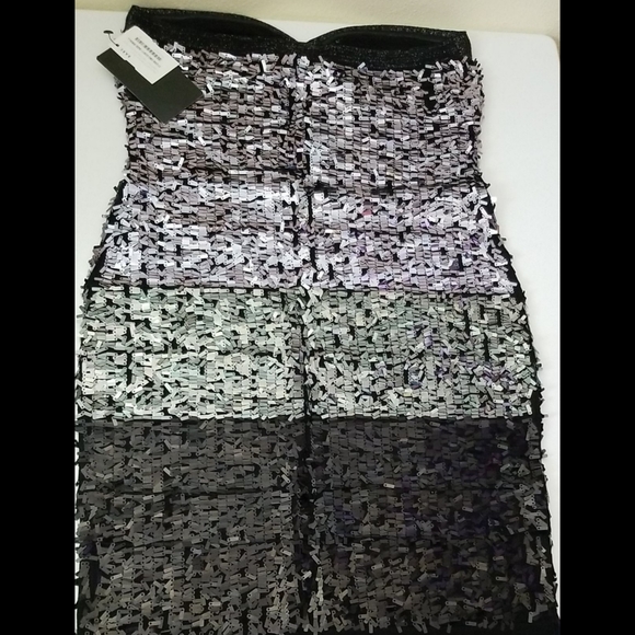 BNWT Sequined Sweetheart Strapless Dress - Picture 7 of 17